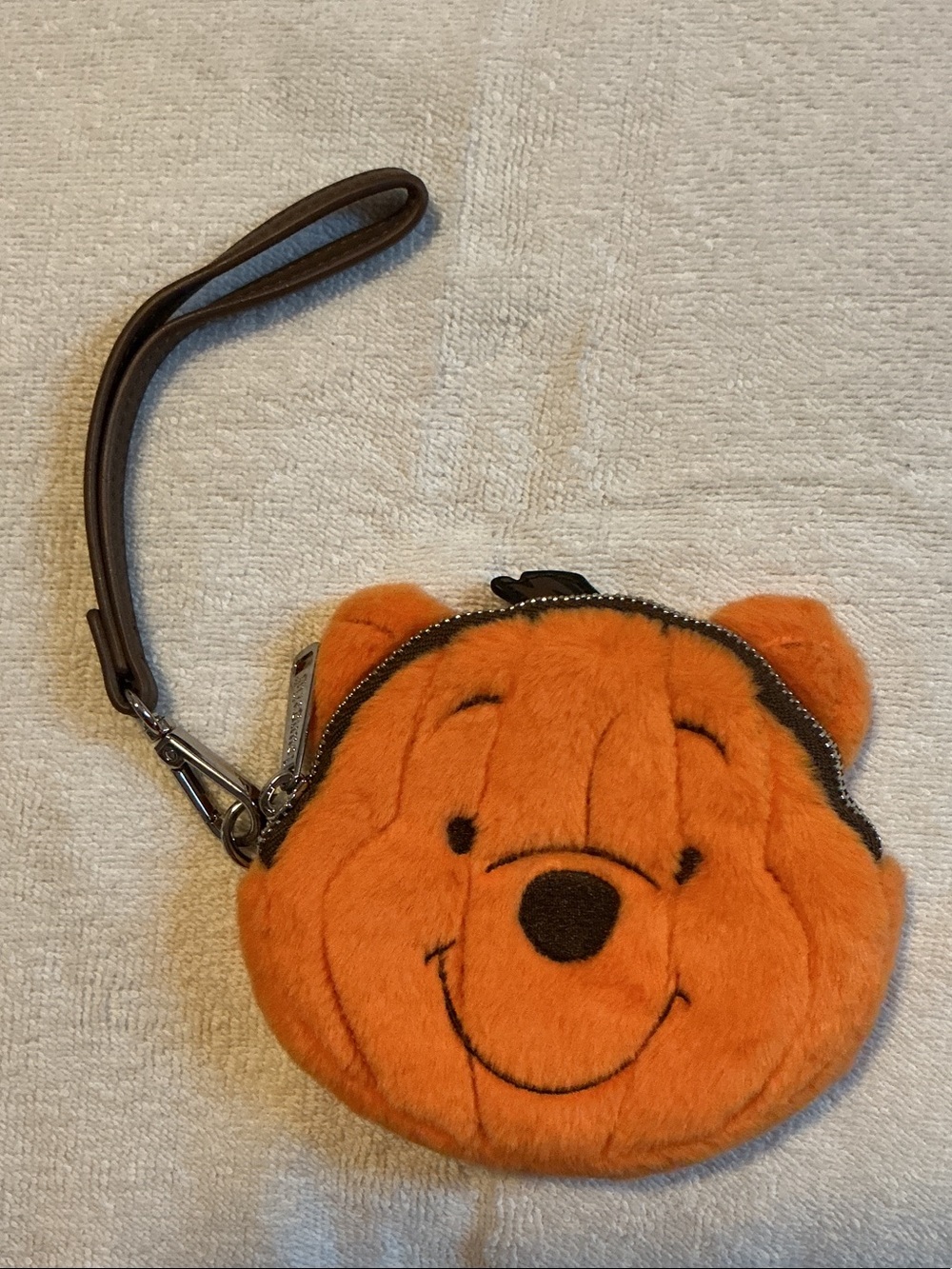 Loungefly Orange Pooh Wristlet Coin Purse